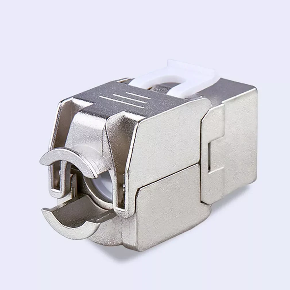 Network CAT6 Gigabit CAT7 10 Gigabit Toolless Keystone Jack Module Full Shielded RJ45 Socket To LSA Toolfree Termination
Network CAT6 Gigabit CAT7 10 Gigabit Toolless Keystone Jack Module Full Shielded RJ45 Socket To LSA Toolfree Termination