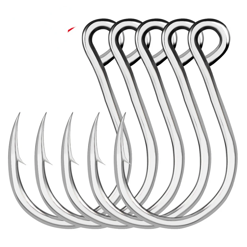 5-10pcs for seawater Fishing Lure Spare Hook Single Fish Lure Hooks Inline Hook Big Eye Size1/0 11/0 2 6 Sharp High Carbon Steel
5-10pcs for seawater Fishing Lure Spare Hook Single Fish Lure Hooks Inline Hook Big Eye Size1/0 11/0 2 6 Sharp High Carbon Steel