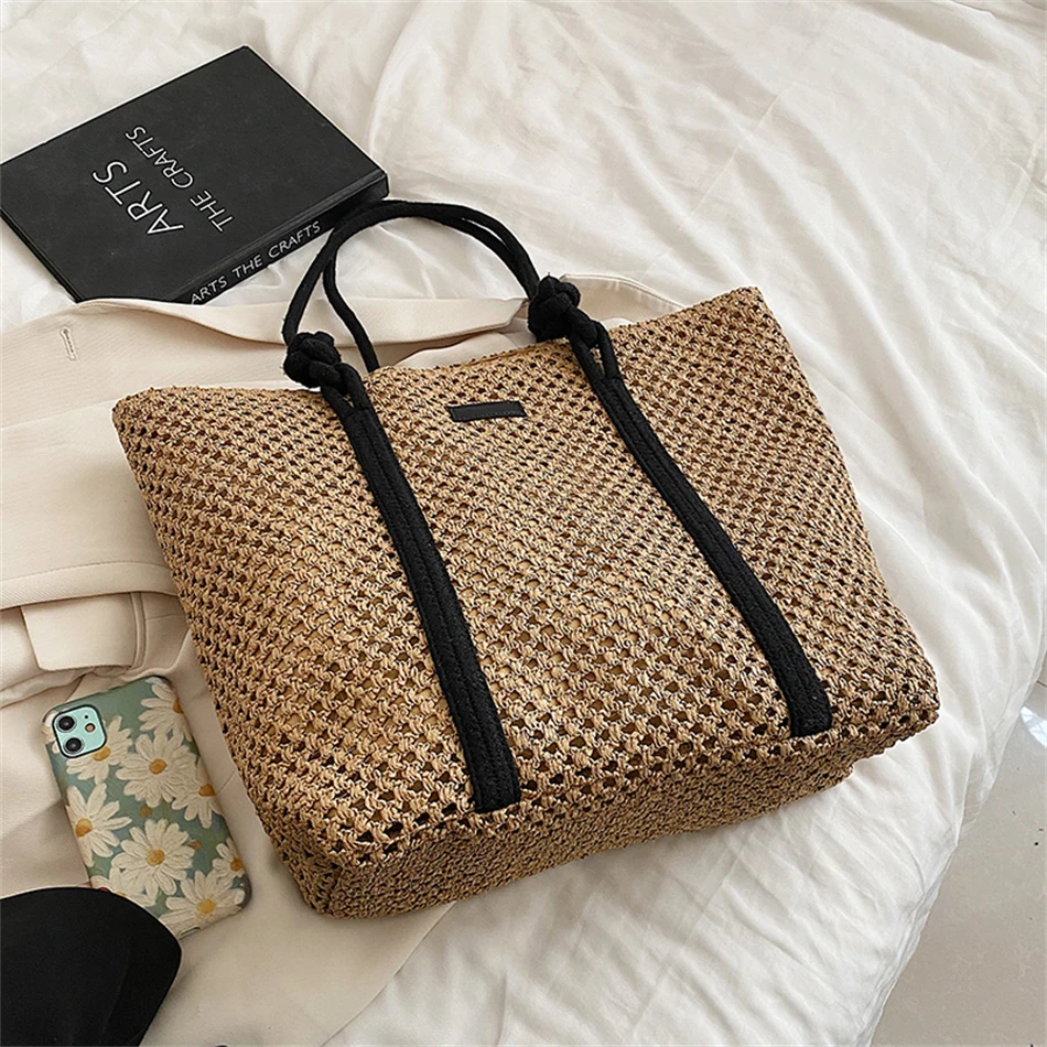 Women's Tote Bag Luxury Designer 2022 Rattan Woven Handbags For Women Handmade Travel Shopper Shoulder Bag Casual Beach Bolsas
Women's Tote Bag Luxury Designer 2022 Rattan Woven Handbags For Women Handmade Travel Shopper Shoulder Bag Casual Beach Bolsas