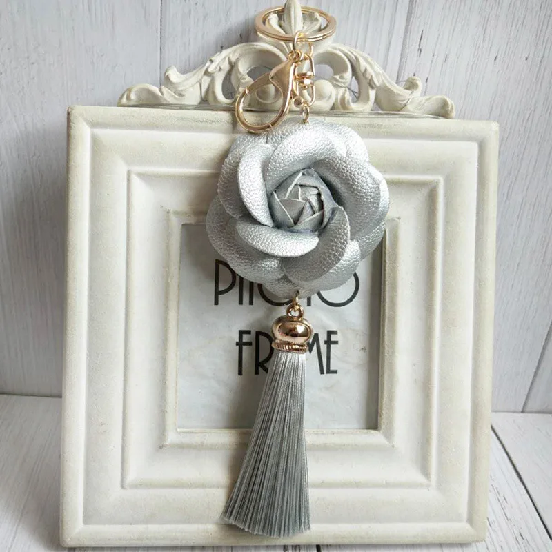 Cloth Flower Key Ring Chiffon Tassel Car Key Chains Lady Couple Bag New Fashion Charm Rose Flower Keychain Party Gift 2023
Cloth Flower Key Ring Chiffon Tassel Car Key Chains Lady Couple Bag New Fashion Charm Rose Flower Keychain Party Gift 2023