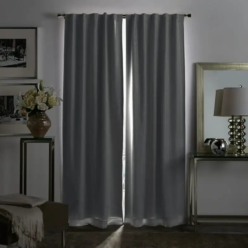 Avenue Indoor Polyester Blackout Backtab Panel Pair , Silver , 37"x84" , Set of 2
Avenue Indoor Polyester Blackout Backtab Panel Pair , Silver , 37"x84" , Set of 2