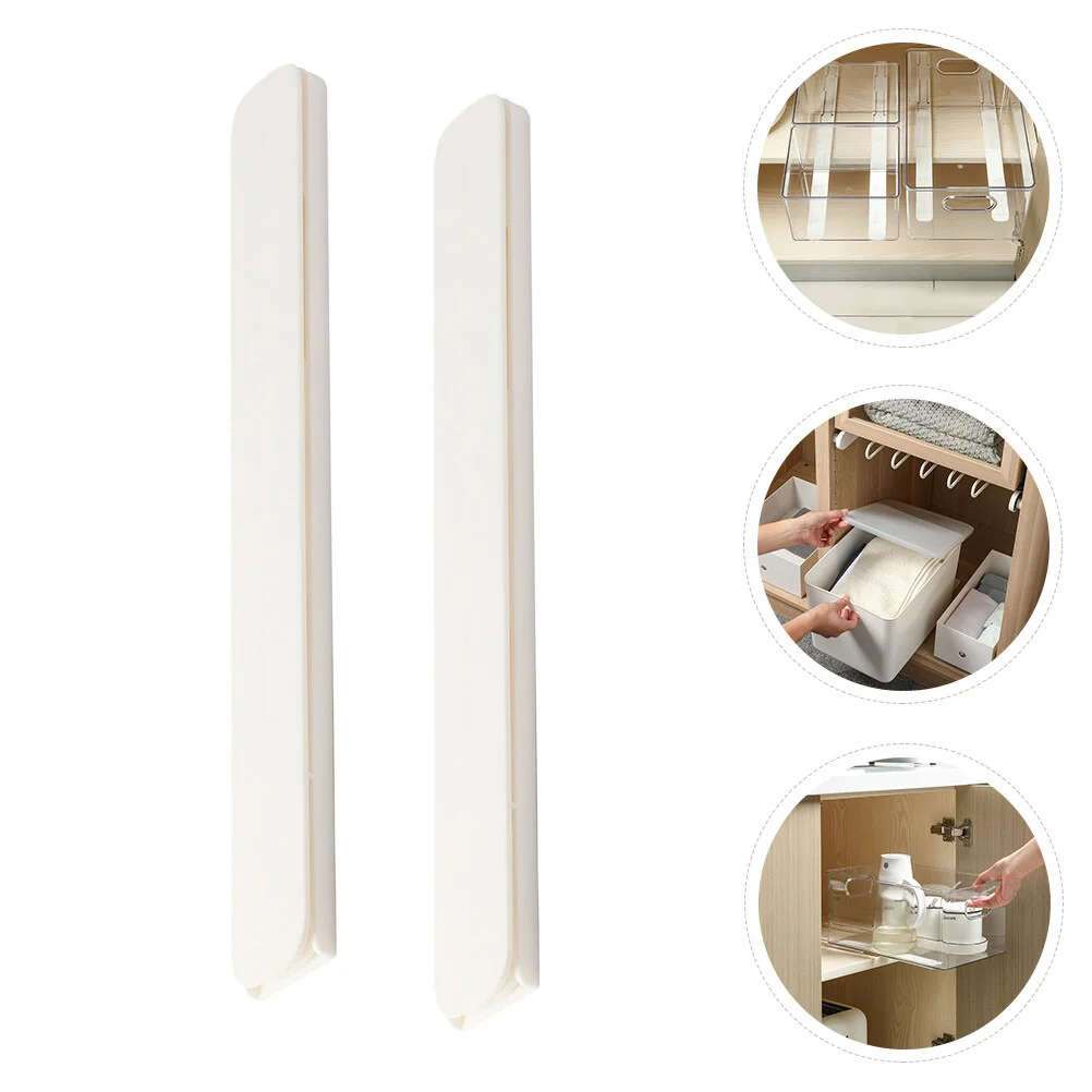 1 Set Plastic Drawers Self- adhesive White Drawer Slides Drawer Guide Rails
1 Set Plastic Drawers Self- adhesive White Drawer Slides Drawer Guide Rails