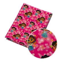 Encanto Valentines Day Disney Cartoon Bubble Cloth/Twill Fabric/Peach Skin Fabic/Polyster Cotton Patchwork Tissue