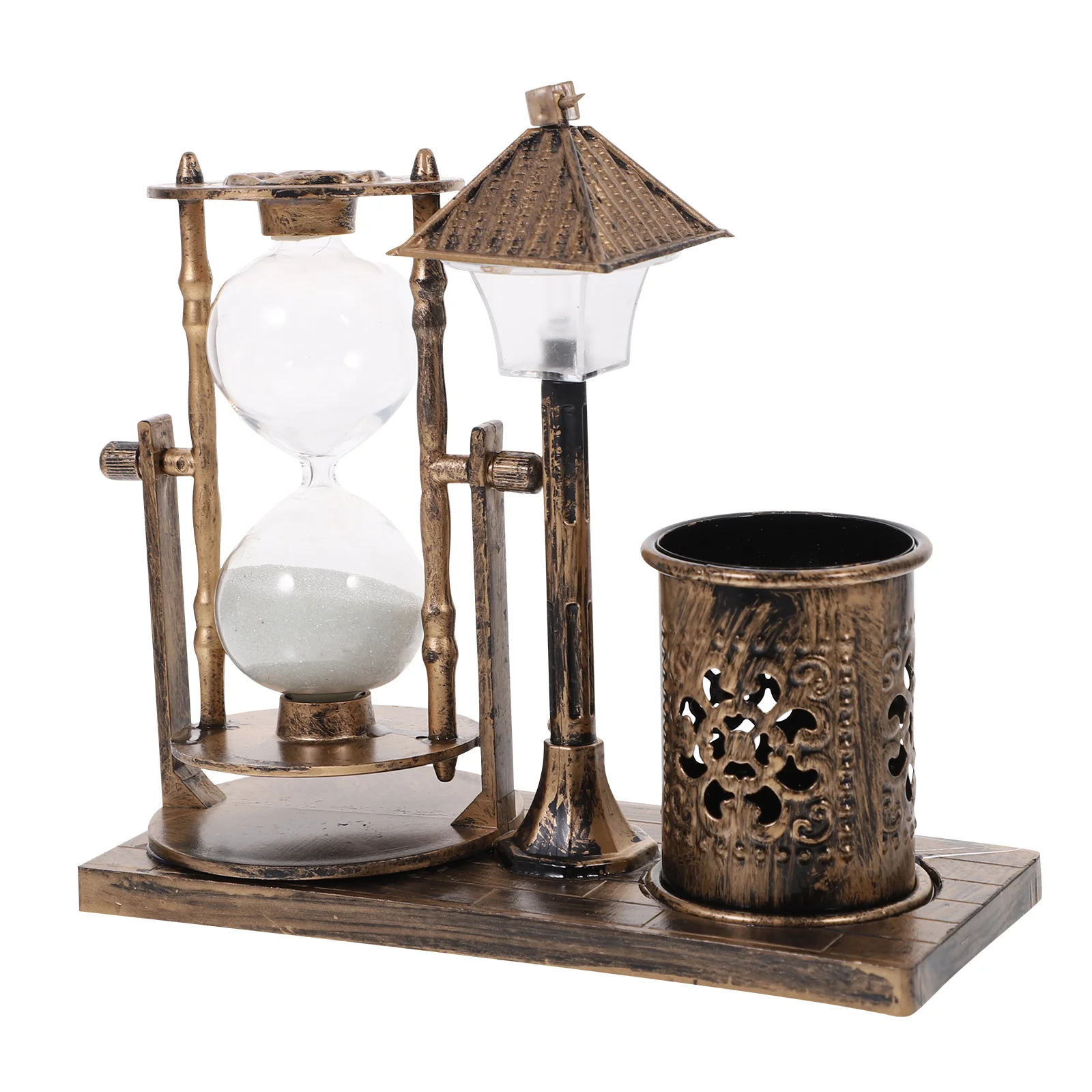Hourglass Sandpen Holder Lamp Desktop Decor Ledquicksand Street Ornamenttimer 
Hourglass Sandpen Holder Lamp Desktop Decor Ledquicksand Street Ornamenttimer