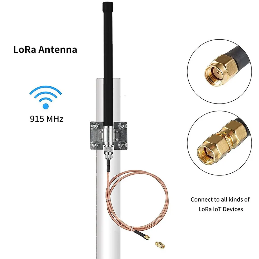 860-930MHZ LoRa Antenna 5.8dBi Helium Hotspot HNT Miners Antenna Fiberglass Aerial Kit With RG142 Cable Outdoor Antenna
860-930MHZ LoRa Antenna 5.8dBi Helium Hotspot HNT Miners Antenna Fiberglass Aerial Kit With RG142 Cable Outdoor Antenna
