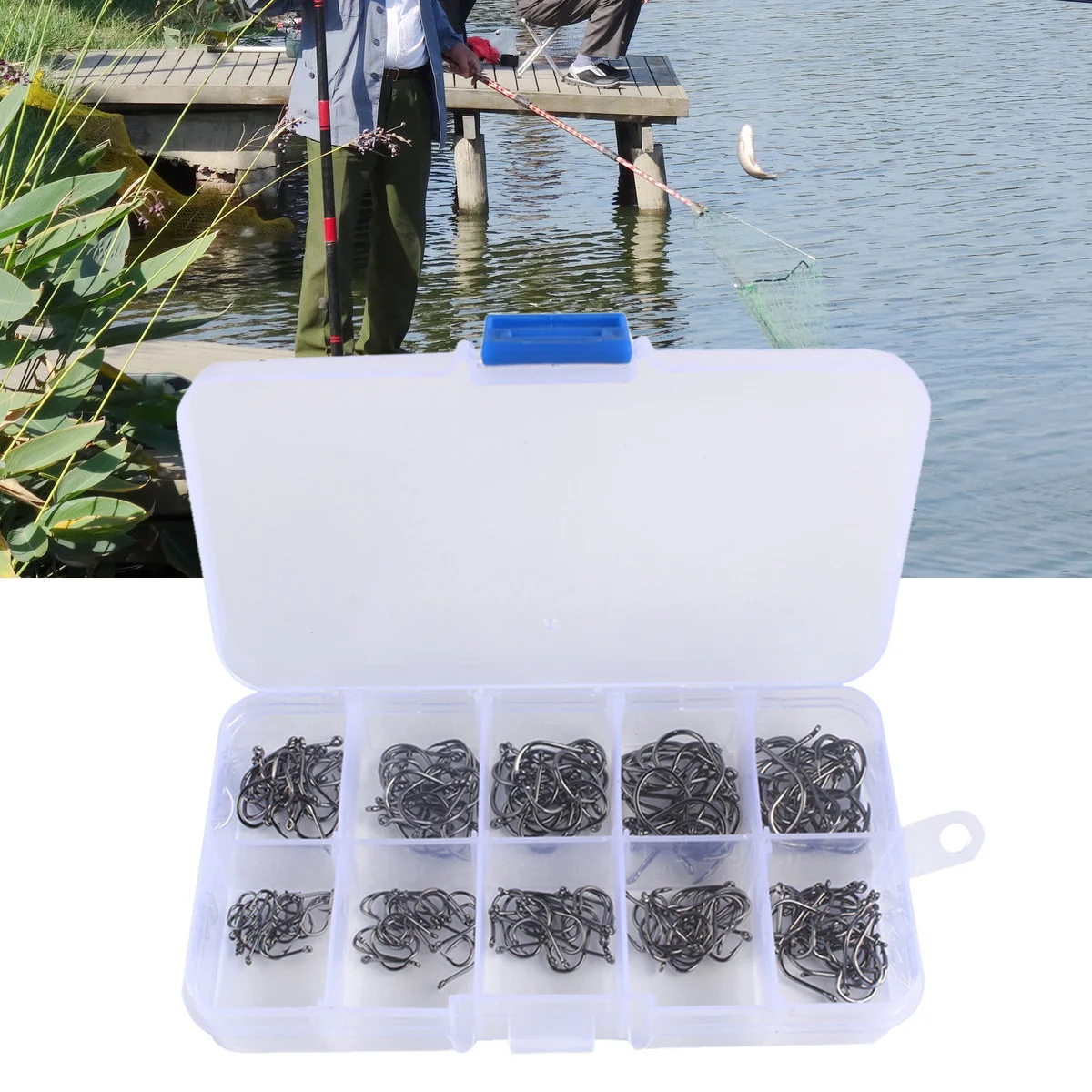 100 PCS Outdoor Activities Device Saltwater Fishhook Gaff Hook Bass Hooks Suit Freshwater Bait Hooks Fish Fishing equipment
100 PCS Outdoor Activities Device Saltwater Fishhook Gaff Hook Bass Hooks Suit Freshwater Bait Hooks Fish Fishing equipment