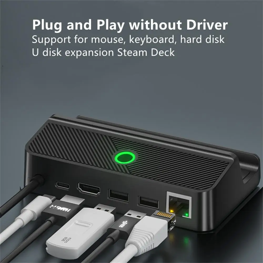 Steam Deck Docking Station TV Base Stand Hub Holder Dock USB C to RJ45 Ethernet compatible Steam Deck Dock Console
Steam Deck Docking Station TV Base Stand Hub Holder Dock USB C to RJ45 Ethernet compatible Steam Deck Dock Console