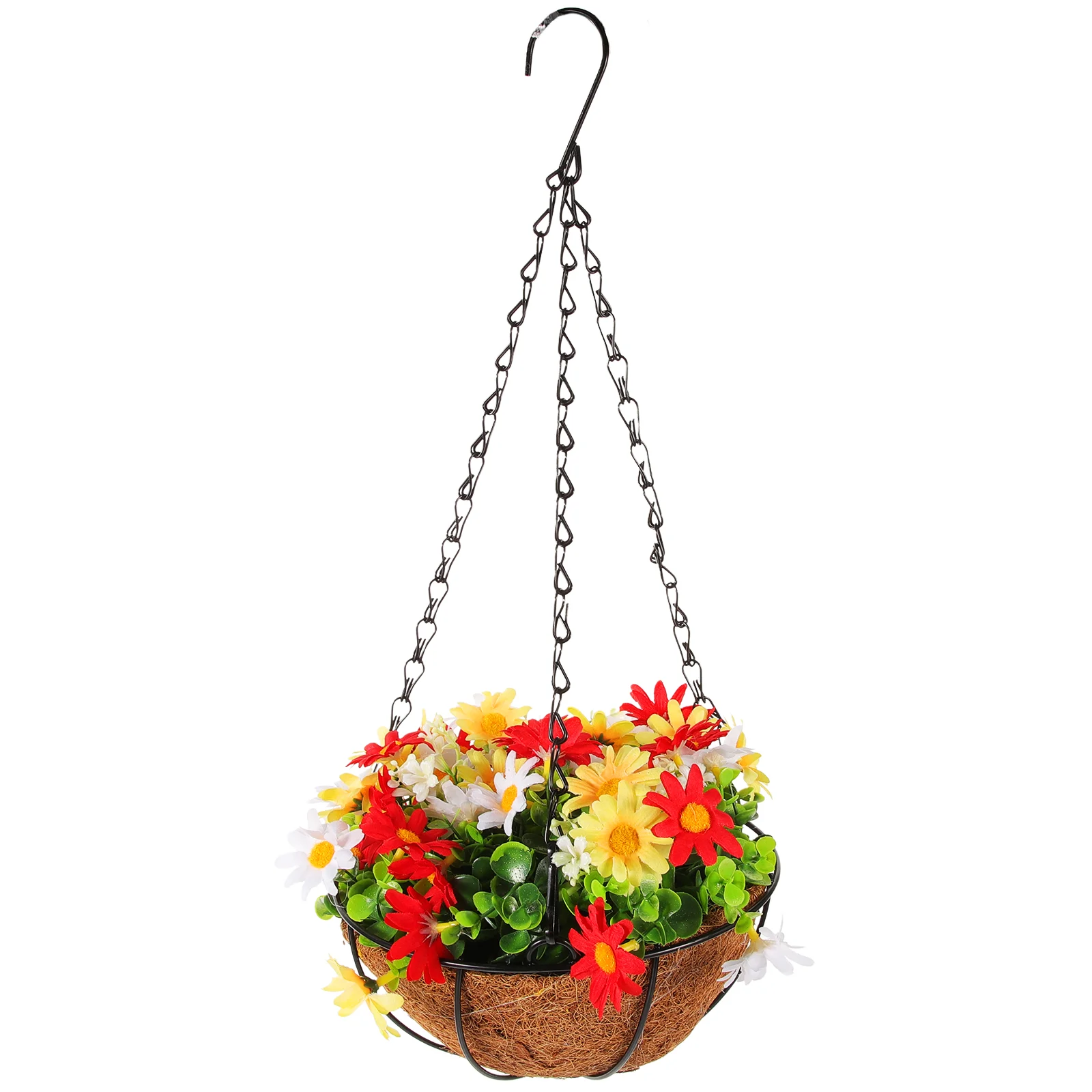 Outdoor Hanging Flowerpot Wall Mounted Planters Lining Chain Artificial Baskets Fake 
Outdoor Hanging Flowerpot Wall Mounted Planters Lining Chain Artificial Baskets Fake