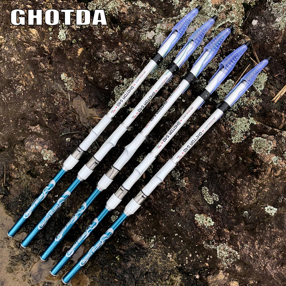 GHOTDA Super Strong Spinning Fishing Rod Telescopic Carbon Fiber Travel Rod 3.6M 4.5M 5.4M 6.3M
GHOTDA Super Strong Spinning Fishing Rod Telescopic Carbon Fiber Travel Rod 3.6M 4.5M 5.4M 6.3M