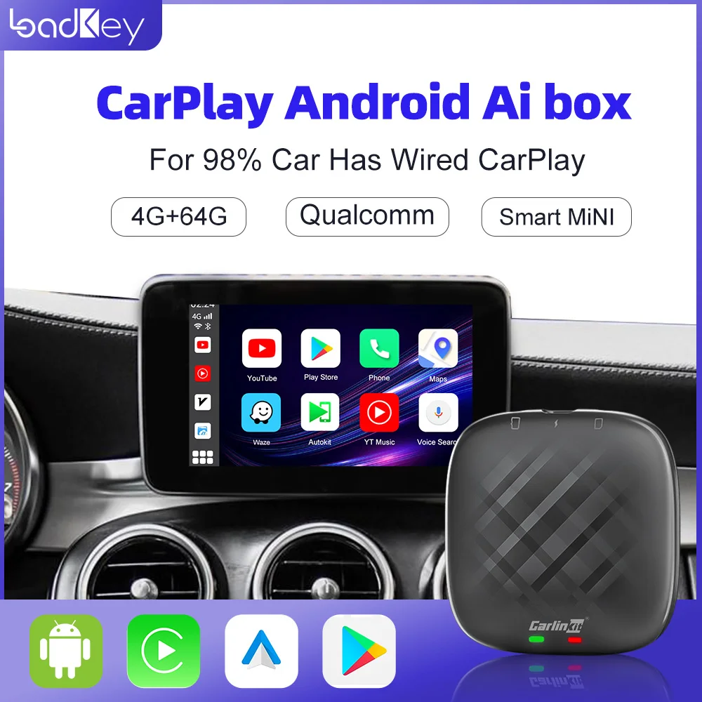 Carlinkit CarPlay Ai Box беспроводной CarPlay Android Авто 4G LTE для Youtube Netflix для Passat Volkswagen Audi Ford Audi Toyota 
Carlinkit CarPlay Ai Box беспроводной CarPlay Android Авто 4G LTE для Youtube Netflix для Passat Volkswagen Audi Ford Audi Toyota