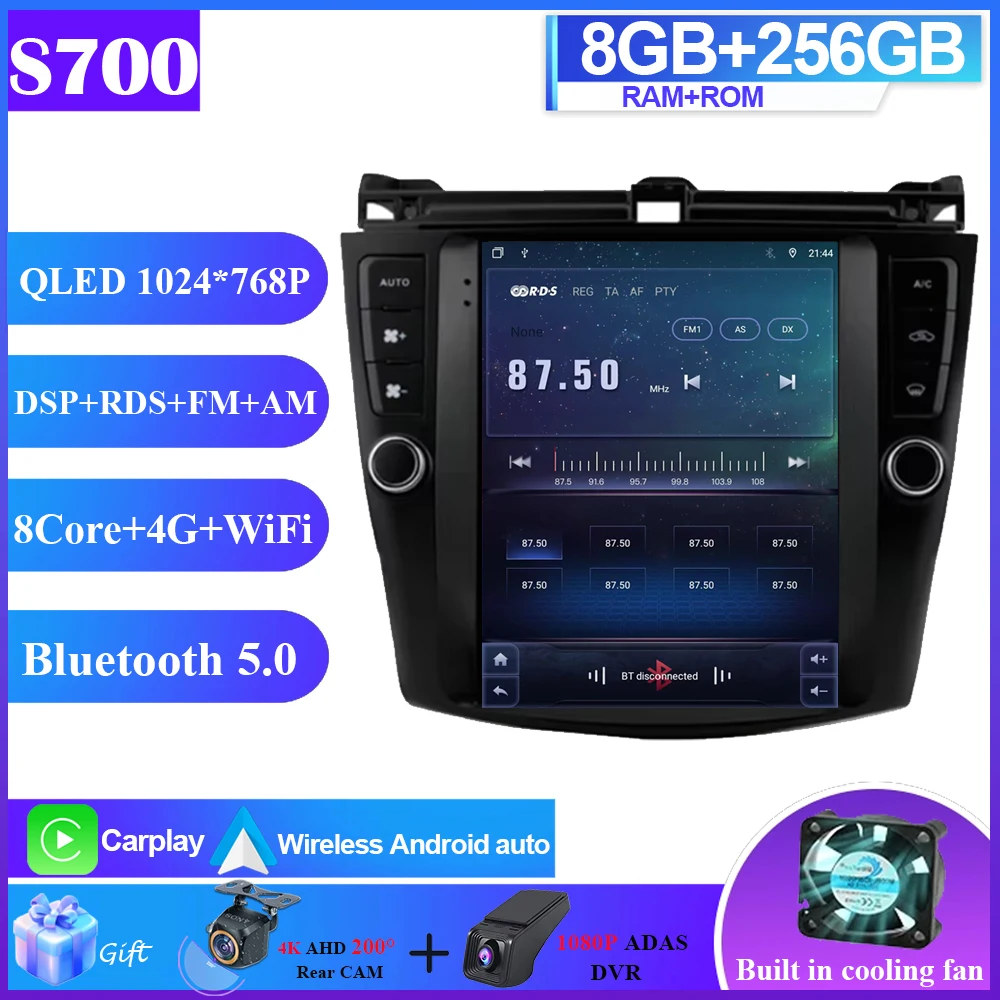 Android 14 для Honda Accord 7 2003 - 2008 автомобильный 9,7 дюймовый радиоприемник стерео мультимедийный плеер GPS-навигация телефон 2DIN
Android 14 для Honda Accord 7 2003 - 2008 автомобильный 9,7 дюймовый радиоприемник стерео мультимедийный плеер GPS-навигация телефон 2DIN