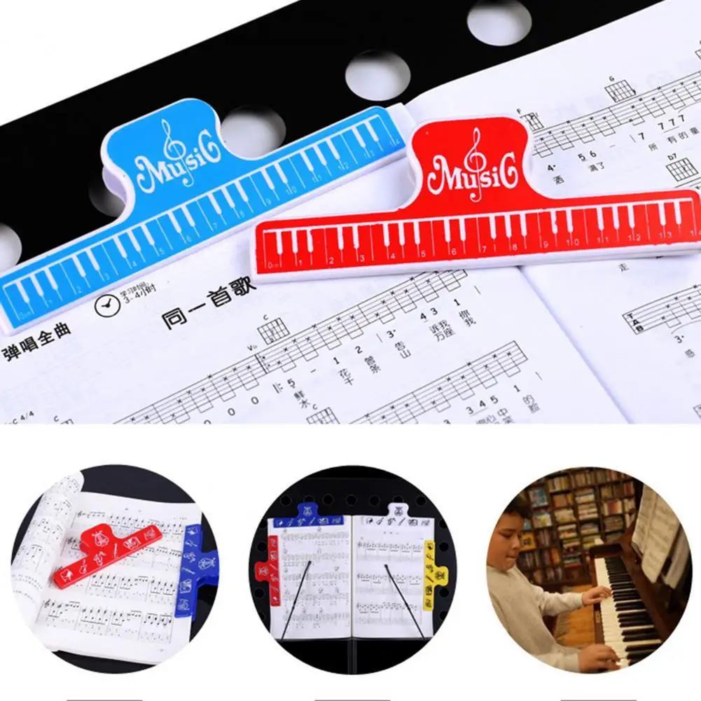 Colorful Clips Multi-functional Paper 1PC Music Score Fixed Book Holder for Guitar Violin Piano Player Spring
Colorful Clips Multi-functional Paper 1PC Music Score Fixed Book Holder for Guitar Violin Piano Player Spring