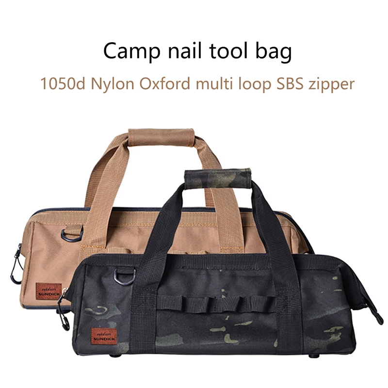 Large Capacity Tool Bag Waterproof Outdoor Camping Tent Accessories Carrying Organiser for Tent Peg Nails Hammer Handheld Bag
Large Capacity Tool Bag Waterproof Outdoor Camping Tent Accessories Carrying Organiser for Tent Peg Nails Hammer Handheld Bag