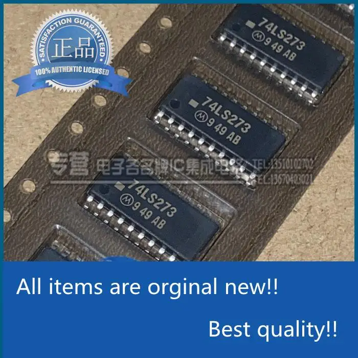 10pcs 100% orginal new SN74LS273MEL silk screen 74LS273 mid-body patch SOP-20/5.2mm
10pcs 100% orginal new SN74LS273MEL silk screen 74LS273 mid-body patch SOP-20/5.2mm