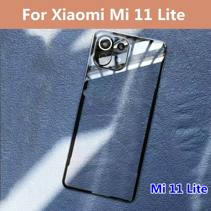 For Xiaomi Mi 11 Lite Back Glass Cover Panel Rear Door Housing Case With Camera Lens For Xiaomi Mi11 Lite 4G 5G Battery Cover 
For Xiaomi Mi 11 Lite Back Glass Cover Panel Rear Door Housing Case With Camera Lens For Xiaomi Mi11 Lite 4G 5G Battery Cover