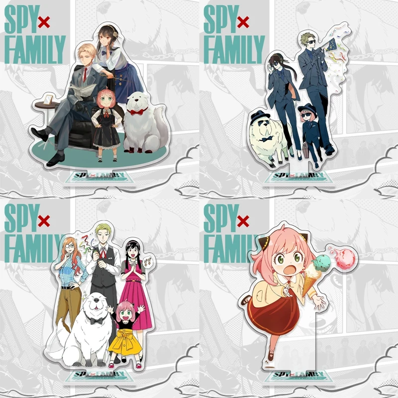 Spy X Family Acrylic Stand Cartoon Forger Anya Yor Loid Character Anime Spy Family Figures Desk Decoration Toys Keychain 15CM
Spy X Family Acrylic Stand Cartoon Forger Anya Yor Loid Character Anime Spy Family Figures Desk Decoration Toys Keychain 15CM