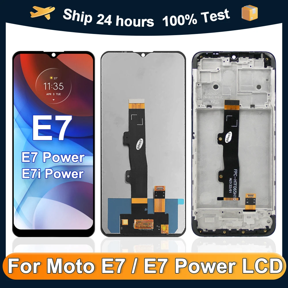 For Motorola Moto E7 LCD Display Touch Screen For Moto E7 Power Panel Digitizer For Moto E7i Power Assesmbly Replacement Parts
For Motorola Moto E7 LCD Display Touch Screen For Moto E7 Power Panel Digitizer For Moto E7i Power Assesmbly Replacement Parts