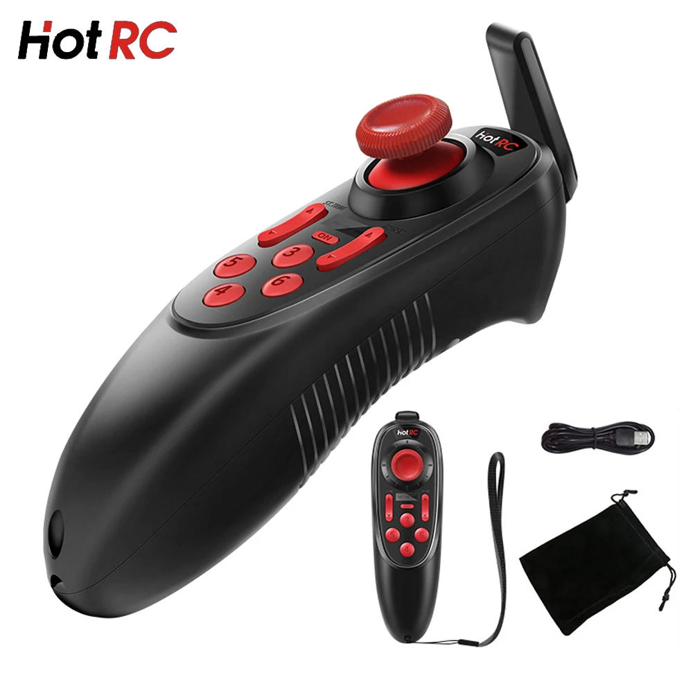 

HOTRC DS-600 DS600 CH 2.4GHz FHSS Radio System Transmitter Remote Controller DS600 PWM GFSK 6CH Receiver For Model Fishing Boat