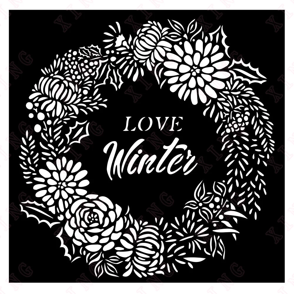 Diy Layering Stencils 2022 Painting Scrapbook Coloring Embossing Album Decorative Classic Christmas Love Winter Garland Template
Diy Layering Stencils 2022 Painting Scrapbook Coloring Embossing Album Decorative Classic Christmas Love Winter Garland Template