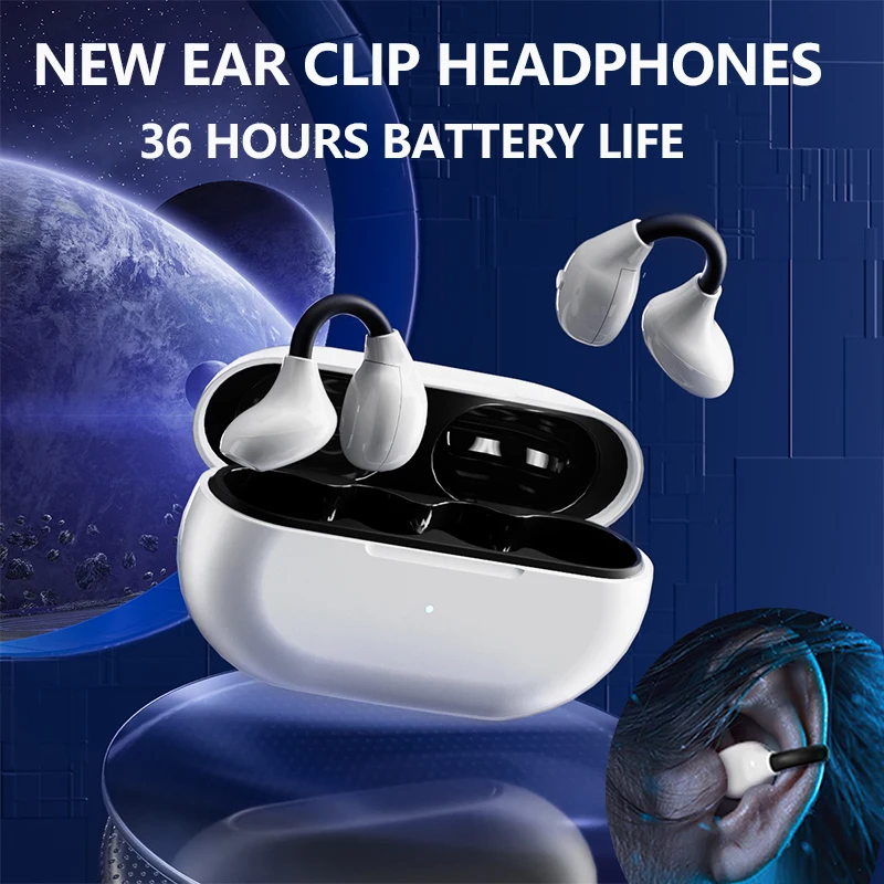 Bone Conduction Wireless Bluetooth 5.3 Headset Painless Earrings Earhook HIFI Stereo Waterproof Sports Earphone with Microphone
Bone Conduction Wireless Bluetooth 5.3 Headset Painless Earrings Earhook HIFI Stereo Waterproof Sports Earphone with Microphone