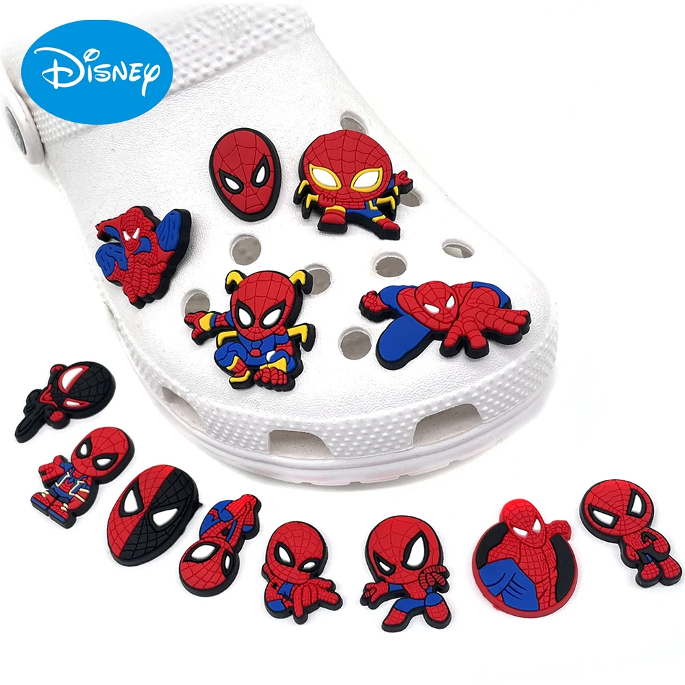 Disney Spider Man Marvel Legends Shoes Charms Anime Shoe Decoration Spiderman Accessories Children Baby Boy Girl Kawaii Gift
Disney Spider Man Marvel Legends Shoes Charms Anime Shoe Decoration Spiderman Accessories Children Baby Boy Girl Kawaii Gift