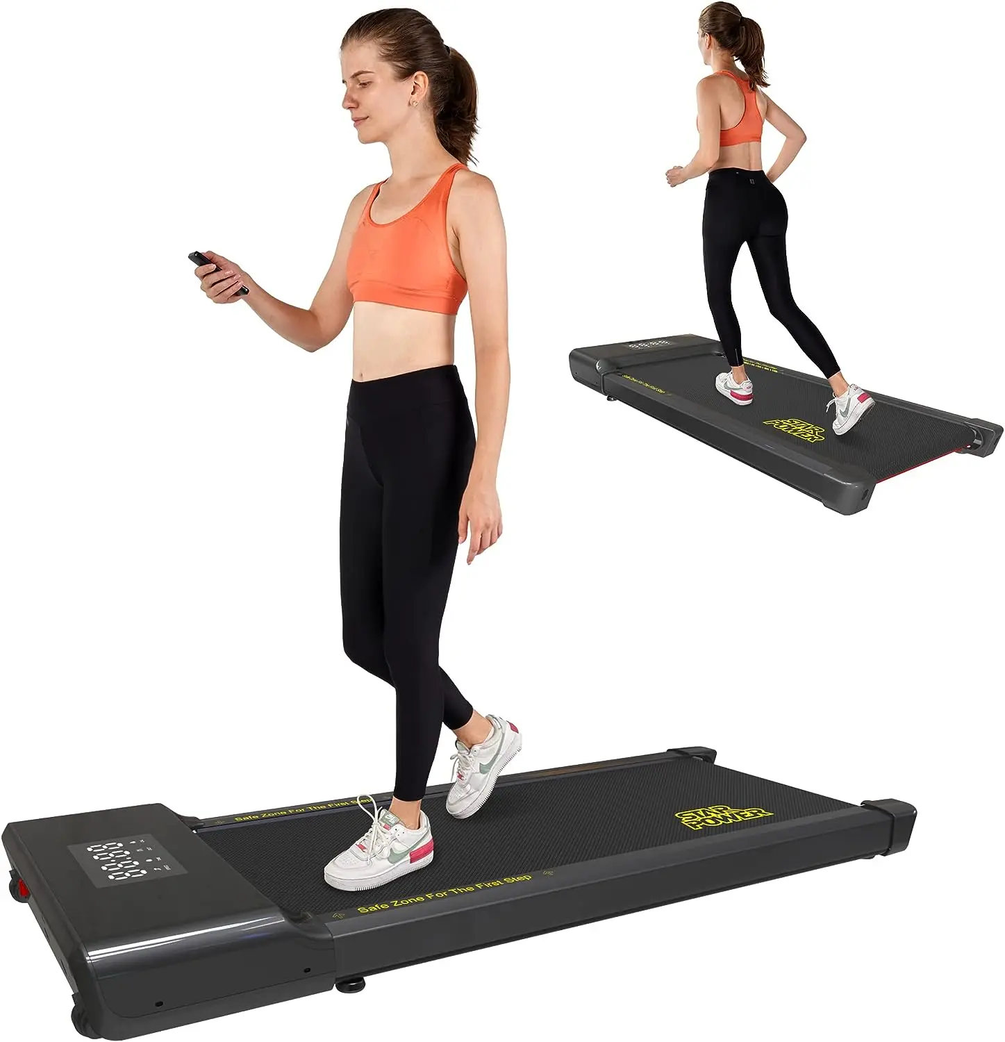 Pad, Under Desk Treadmill for WFH, Walking and Jogging, Portable Treadmill with Remote Control, Quiet and Powerful, Installation 
Pad, Under Desk Treadmill for WFH, Walking and Jogging, Portable Treadmill with Remote Control, Quiet and Powerful, Installation