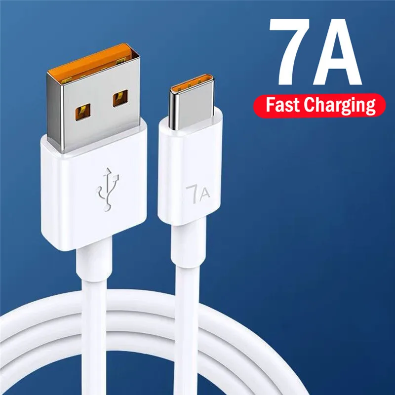 7A 100W Type C USB Cable Super-Fast Charge Cable for Huawei Mate 40 30 Xiaomi Samsung Fast Charging USB Charger Cables Data Cord
7A 100W Type C USB Cable Super-Fast Charge Cable for Huawei Mate 40 30 Xiaomi Samsung Fast Charging USB Charger Cables Data Cord