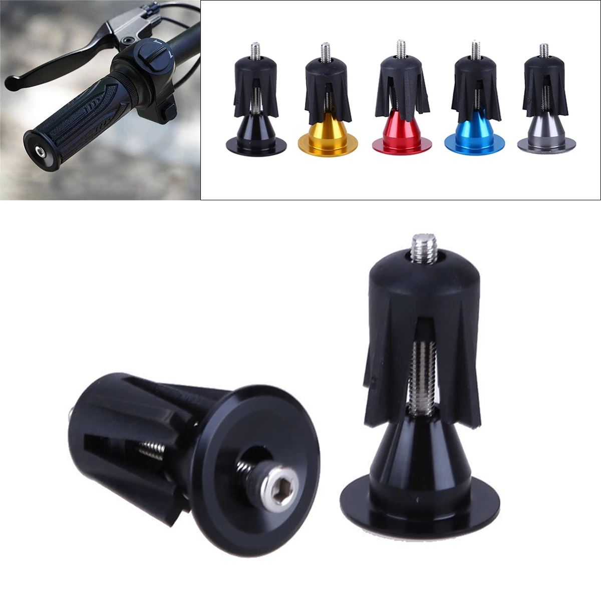2Pcs Aluminum Alloy Bicycle Grip Handlebar End Cap Lock MTB Mountain Handle Bar Grips for Bike MTB Grip Handlebar
2Pcs Aluminum Alloy Bicycle Grip Handlebar End Cap Lock MTB Mountain Handle Bar Grips for Bike MTB Grip Handlebar