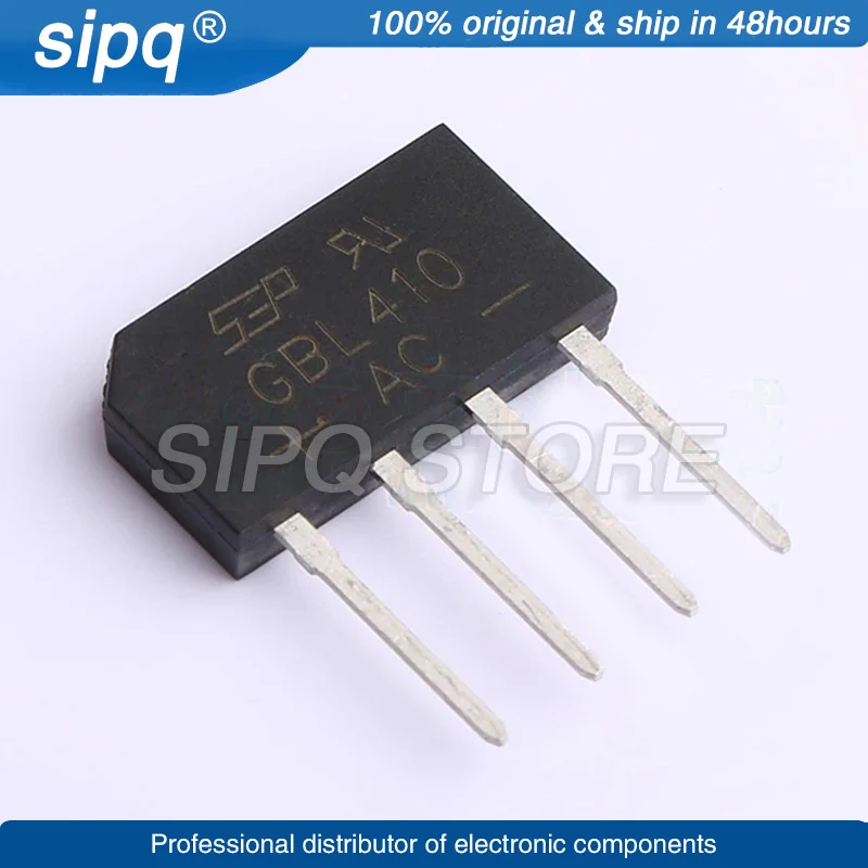 10PCS/LOT GBL410 4A 1KV 1000V GBL Single-Phase Silicon Bridge Rectifier NEW Original 
10PCS/LOT GBL410 4A 1KV 1000V GBL Single-Phase Silicon Bridge Rectifier NEW Original