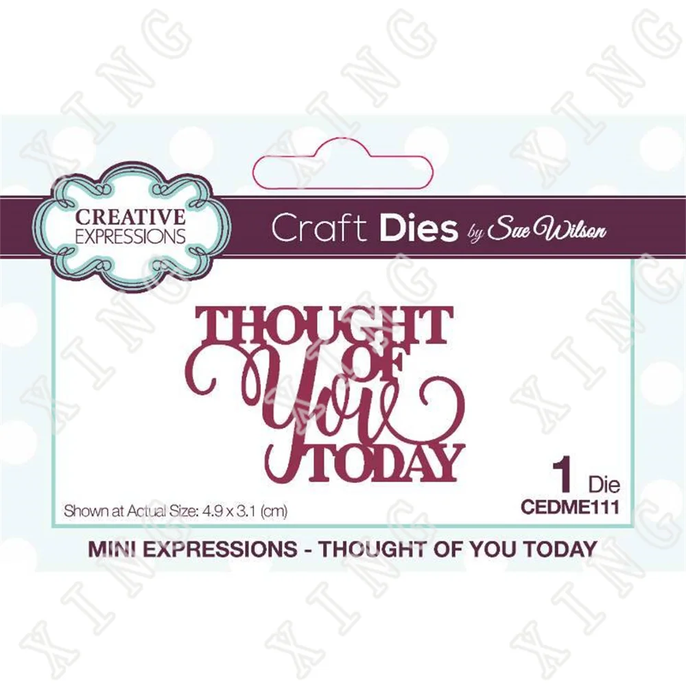 2022 New Thought Of You Today Scripts Metal Cutting Dies Diy Craft Paper Greeting Cards Scrapbooking Decoration Embossing Molds
2022 New Thought Of You Today Scripts Metal Cutting Dies Diy Craft Paper Greeting Cards Scrapbooking Decoration Embossing Molds