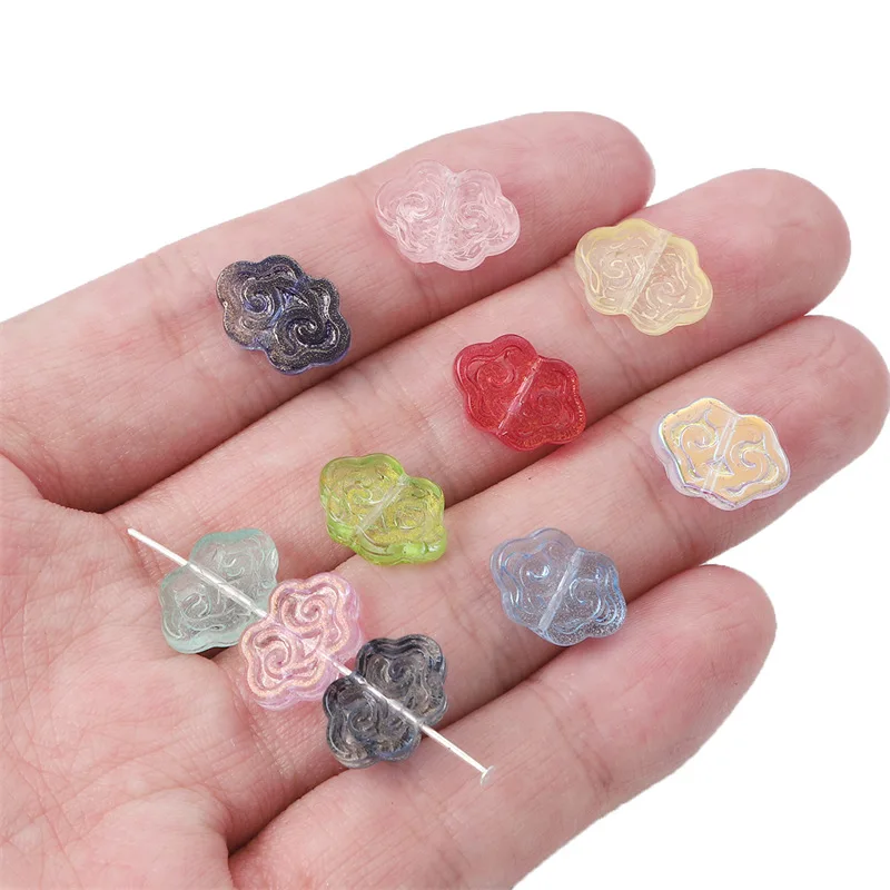 20pcs 9X13mm Glass Beads Lucky Ancient Clouds Loose Beads Head Hair Accessories Handmade Diy Jewelry Making Necklaces Hairpin
20pcs 9X13mm Glass Beads Lucky Ancient Clouds Loose Beads Head Hair Accessories Handmade Diy Jewelry Making Necklaces Hairpin
