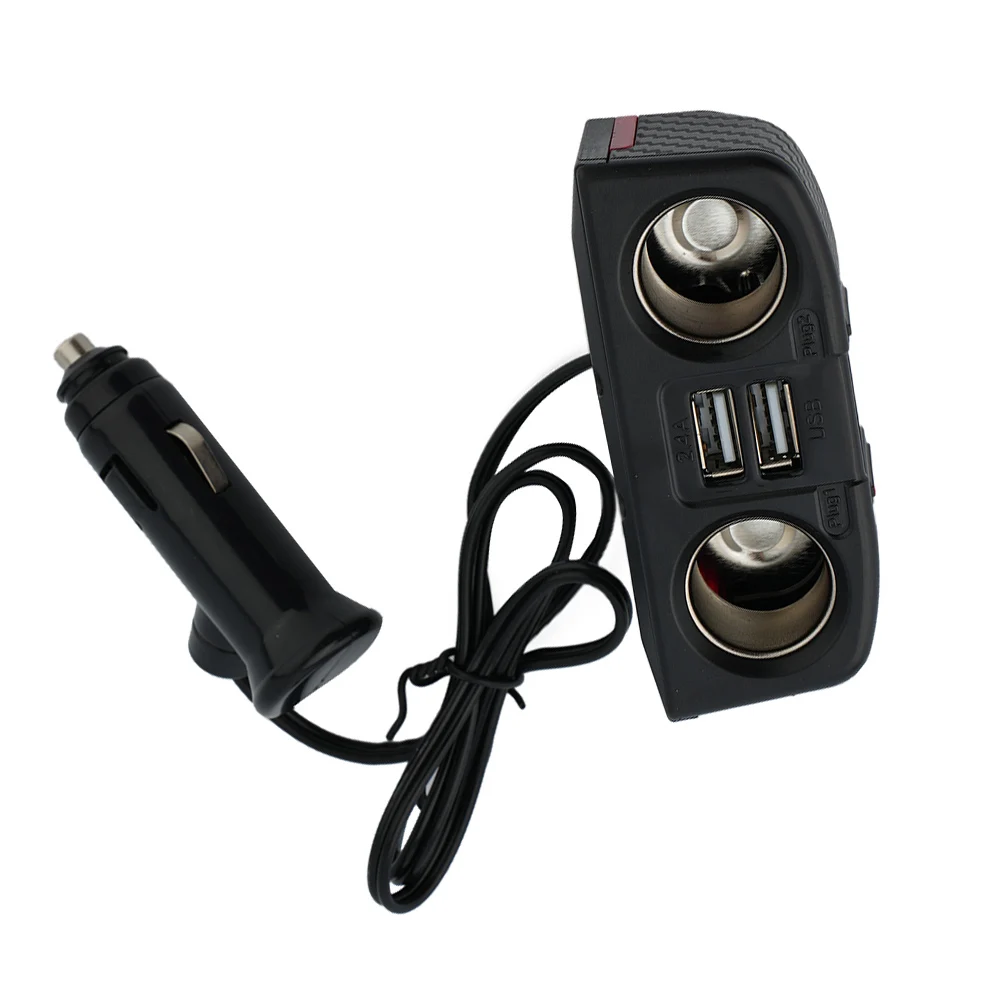 Parts Car Charger Splitter Power Adapter Replacement 12V Outlet 800 (mA) ABS Plastic Accessories Black DC12V-24V
Parts Car Charger Splitter Power Adapter Replacement 12V Outlet 800 (mA) ABS Plastic Accessories Black DC12V-24V