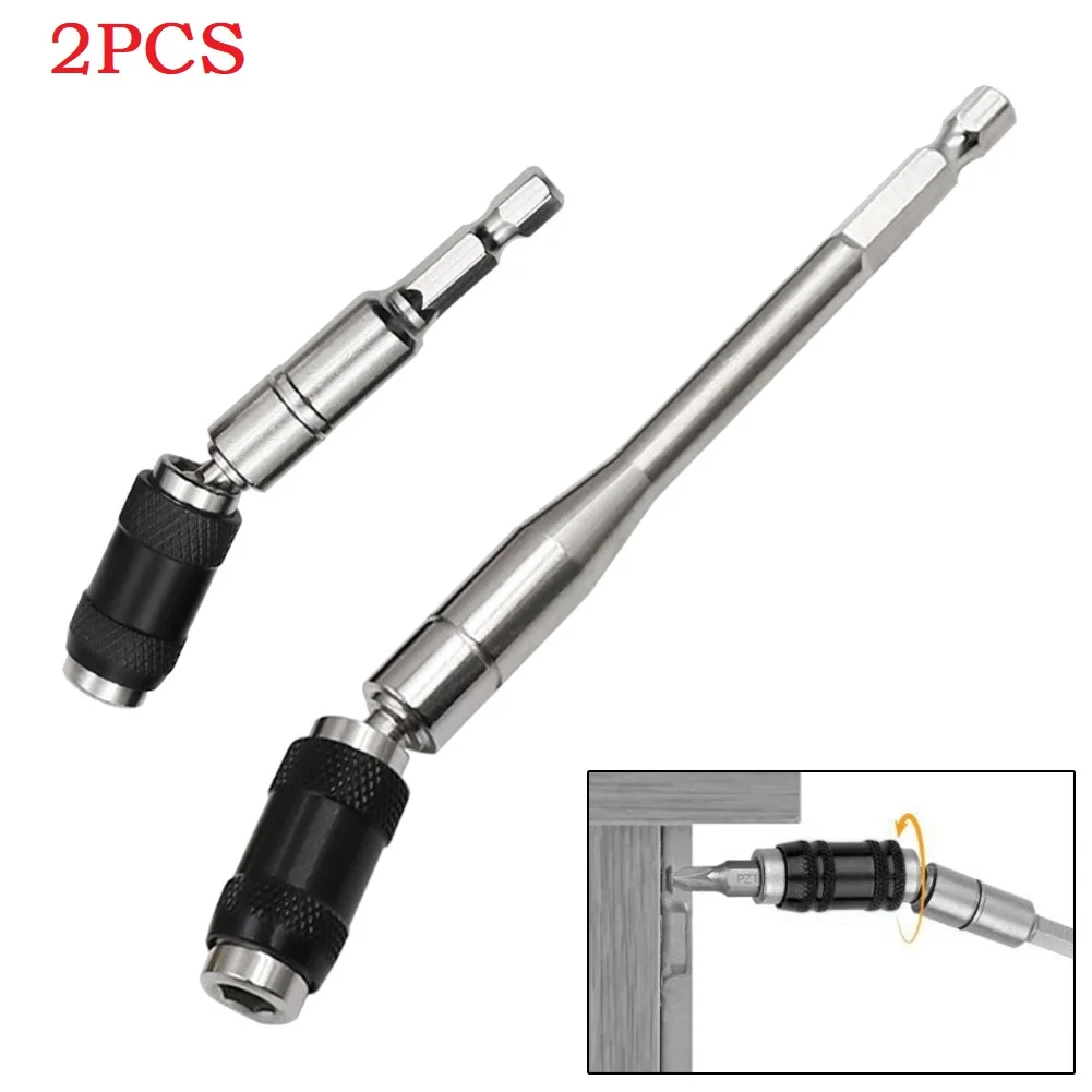 Magnetic Screw Drill Bit Adjustable Magnetic Pivoting Tip Holder 1/4\" Hex Shank Electric Screwdriver Drill Extensions Adapter
Magnetic Screw Drill Bit Adjustable Magnetic Pivoting Tip Holder 1/4\" Hex Shank Electric Screwdriver Drill Extensions Adapter