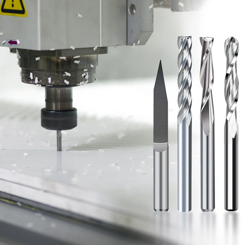 10pcs Carbide End Mill Engraving Bits Set CNC Router Engraving Carving Bits 3.175mm Shank Milling Cutter Woodworking
10pcs Carbide End Mill Engraving Bits Set CNC Router Engraving Carving Bits 3.175mm Shank Milling Cutter Woodworking