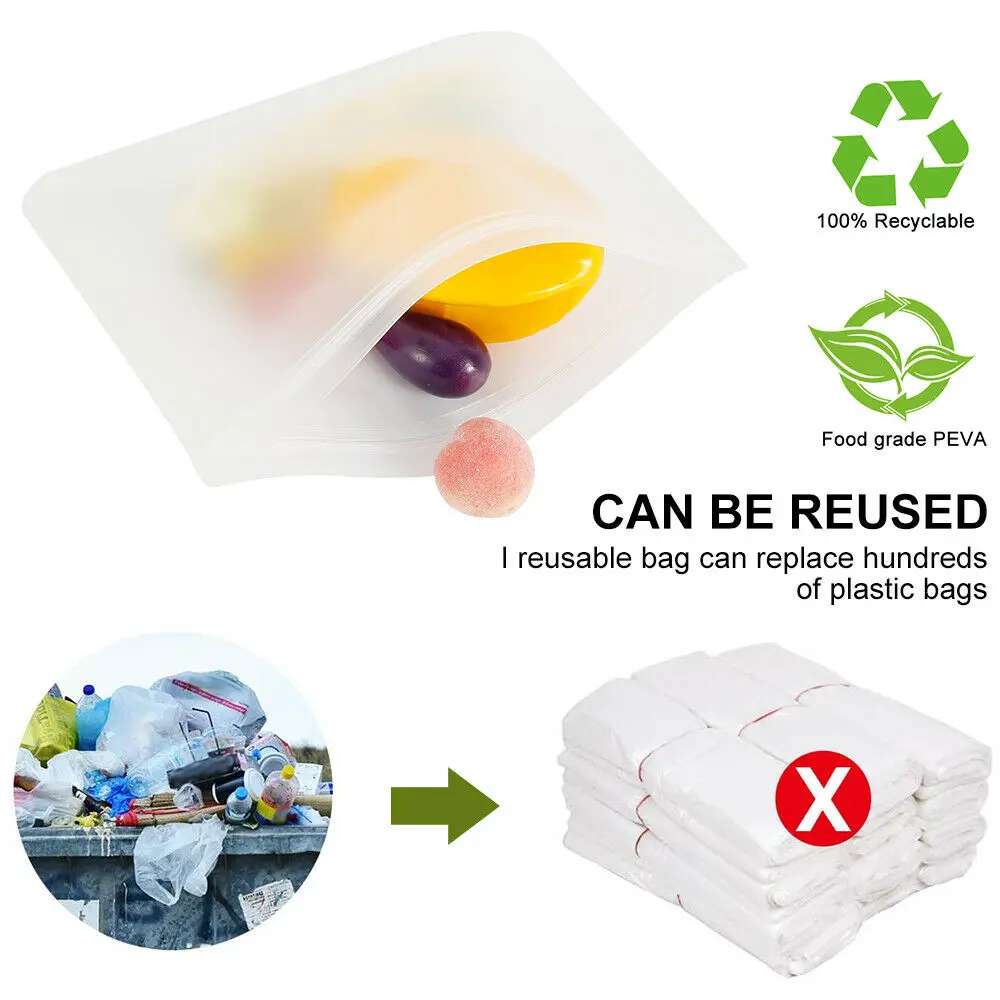 Silicone Food Storage Containers Leakproof Containers Reusable Stand Up Zip Shut Bag Cup Fresh Bag Food Storage Bag Fresh Wrap
Silicone Food Storage Containers Leakproof Containers Reusable Stand Up Zip Shut Bag Cup Fresh Bag Food Storage Bag Fresh Wrap