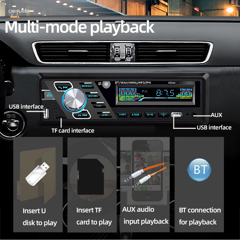 Durable High Quality Replacement Useful Car MP3 Host Kits Accesories Bluetooth DC 24V ISO Interface LED Display
Durable High Quality Replacement Useful Car MP3 Host Kits Accesories Bluetooth DC 24V ISO Interface LED Display