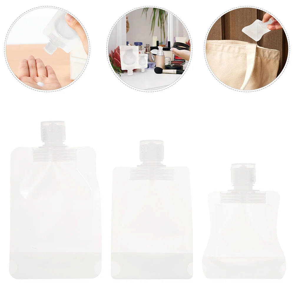 Lotion Squeeze Travelpouch Leakproof Pouches Empty Refillable Containersshampoo Packaging Liquid Packing Toiletry Dispensing
Lotion Squeeze Travelpouch Leakproof Pouches Empty Refillable Containersshampoo Packaging Liquid Packing Toiletry Dispensing