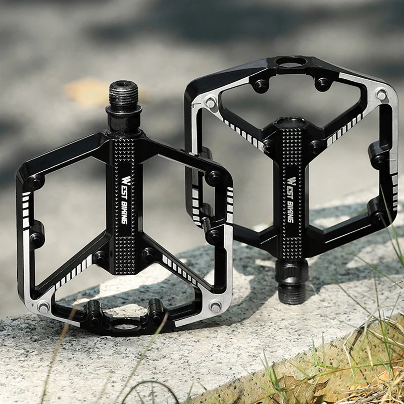 WEST BIKING MTB Cycling Pedal Aluminum Alloy Footboard 14mm Aluminum Alloy MTB Bike Pedal Bicycle Die-Casting DU Bearing
WEST BIKING MTB Cycling Pedal Aluminum Alloy Footboard 14mm Aluminum Alloy MTB Bike Pedal Bicycle Die-Casting DU Bearing