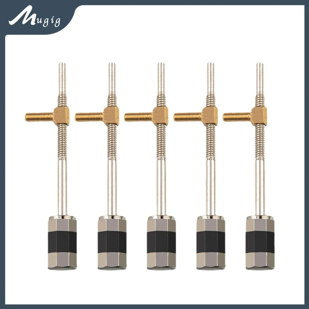 Mugig 20pcs Violin Bow Silver Black Top Screw With Eyelet For 4/4 Size Violin Bow Parts
Mugig 20pcs Violin Bow Silver Black Top Screw With Eyelet For 4/4 Size Violin Bow Parts