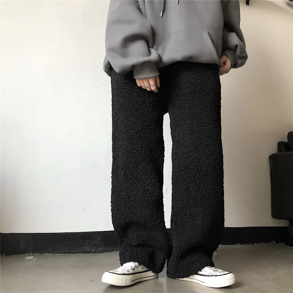 Fernan Lambswool Thick Warm Womens Pants Drawstring Sweatpants Oversize Harajuku Winter Y2k Pants Fashion Blue Casual Trousers
Fernan Lambswool Thick Warm Womens Pants Drawstring Sweatpants Oversize Harajuku Winter Y2k Pants Fashion Blue Casual Trousers