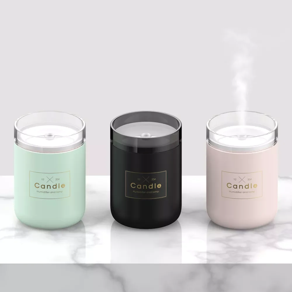 280ML Air Humidifier LED Candle Ultrasonic Cool Mist Essential Oil Diffuser USB Aroma Lamp Car Purifier Fogger Mist Maker
280ML Air Humidifier LED Candle Ultrasonic Cool Mist Essential Oil Diffuser USB Aroma Lamp Car Purifier Fogger Mist Maker
