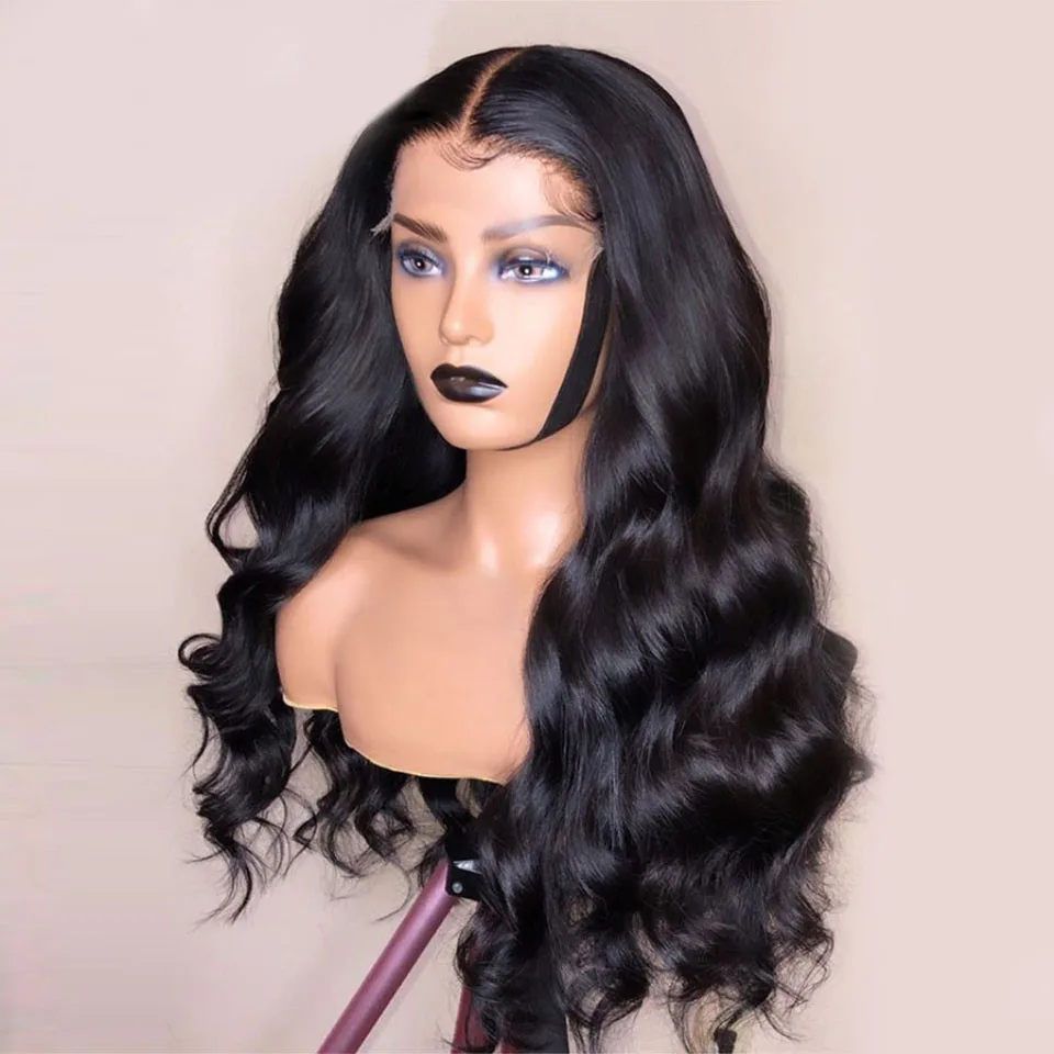 26Inch Long Black Body Wave Synthetic Lace Front Wig Glueless For Black Women Baby Hair Daily Cosplay 180%Density
26Inch Long Black Body Wave Synthetic Lace Front Wig Glueless For Black Women Baby Hair Daily Cosplay 180%Density