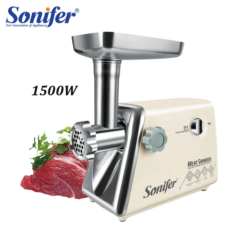 1500W Home Elektrische Fleischwolf Wurst Stuffer Fleischwolf 220 V Heavy Duty Haushalt Fleischwolf Sonifer
1500W Home Elektrische Fleischwolf Wurst Stuffer Fleischwolf 220 V Heavy Duty Haushalt Fleischwolf Sonifer