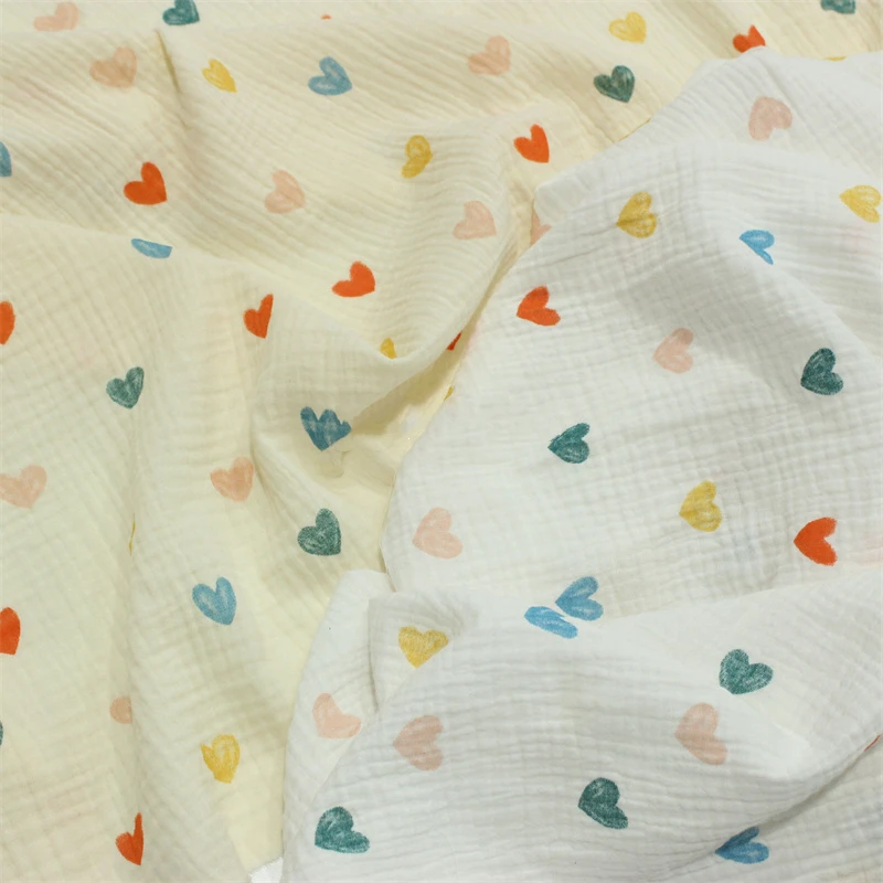 135x50cm Double Cotton Crepe Gauze Sewing Fabric, Making Children's Pajamas Anti Mosquito Pants Small Blanket Cloth
135x50cm Double Cotton Crepe Gauze Sewing Fabric, Making Children's Pajamas Anti Mosquito Pants Small Blanket Cloth