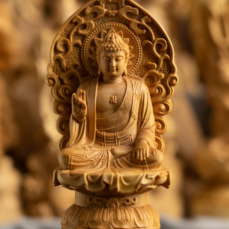 Маленькие листья, дневная статуя Tathagata Sakyamoni, резьба по дереву, подарки, домашние декоративные поделки, демонстрационная статуя
Маленькие листья, дневная статуя Tathagata Sakyamoni, резьба по дереву, подарки, домашние декоративные поделки, демонстрационная статуя