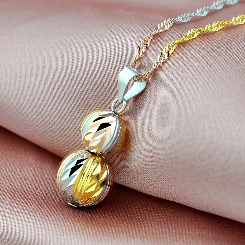 Necklace Women's S925 Sterling Silver Plating Color Gold Gourd Pendant Affordable Luxury Fashion Color Silver Necklace Live Room
Necklace Women's S925 Sterling Silver Plating Color Gold Gourd Pendant Affordable Luxury Fashion Color Silver Necklace Live Room