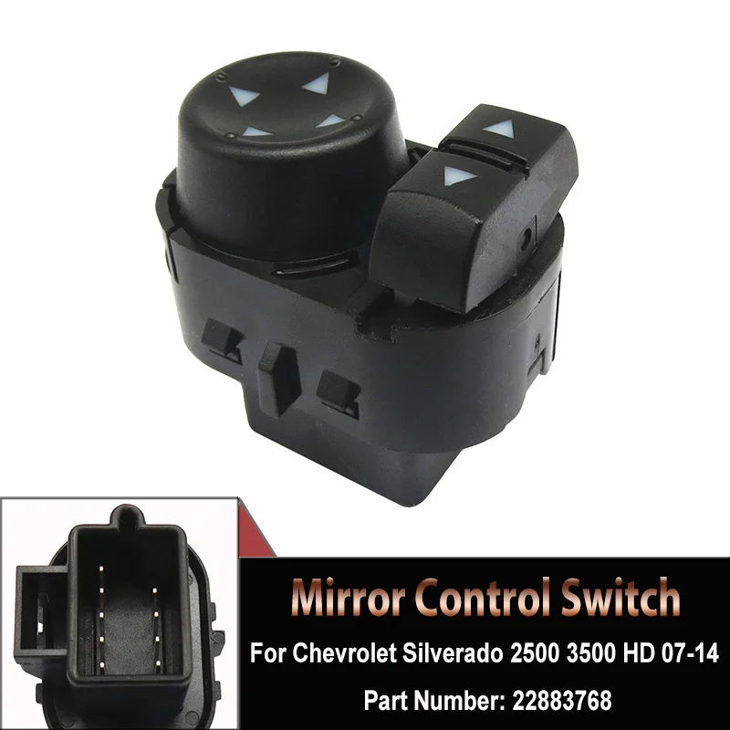 Car Accessories New Rearview Mirror Switch For Chevrolet Silverado GMC 2007 - 2014 Sierra 1500 2500 3500 OEM# 22883768
Car Accessories New Rearview Mirror Switch For Chevrolet Silverado GMC 2007 - 2014 Sierra 1500 2500 3500 OEM# 22883768