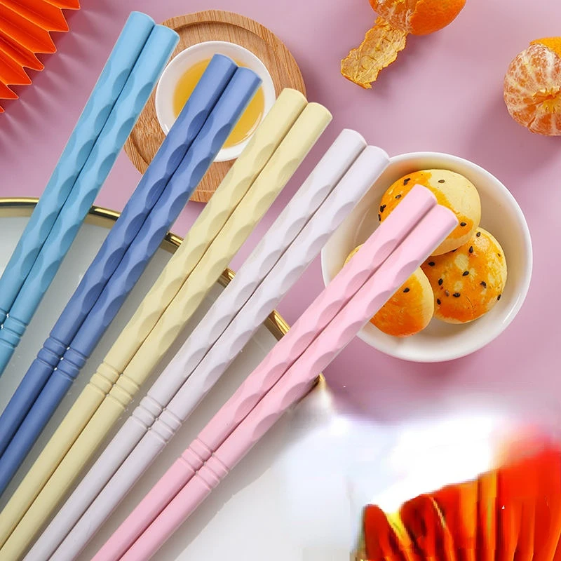 5pairs New Korean Style Chopsticks Set Food Sushi Sticks Household Non-slip Chopsticks Kitchen Tableware High Temperature
5pairs New Korean Style Chopsticks Set Food Sushi Sticks Household Non-slip Chopsticks Kitchen Tableware High Temperature