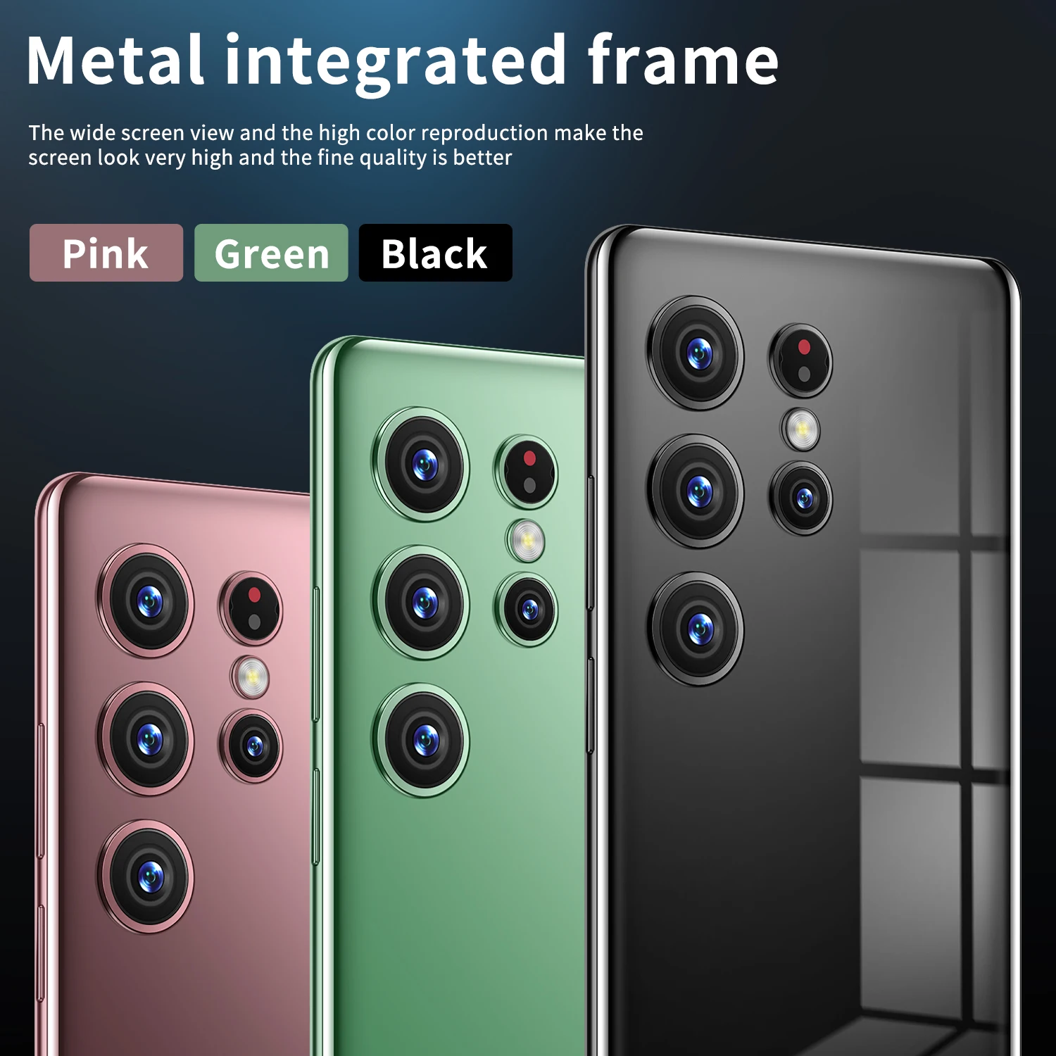 NEW Celulares S22Ultra 5.8 Inch 8+256GB 4800mAh 16+48MP Mobile Phone Dual SIM+Micro SD Andriod 12 Deca Core MTK6983 Cellphones
NEW Celulares S22Ultra 5.8 Inch 8+256GB 4800mAh 16+48MP Mobile Phone Dual SIM+Micro SD Andriod 12 Deca Core MTK6983 Cellphones