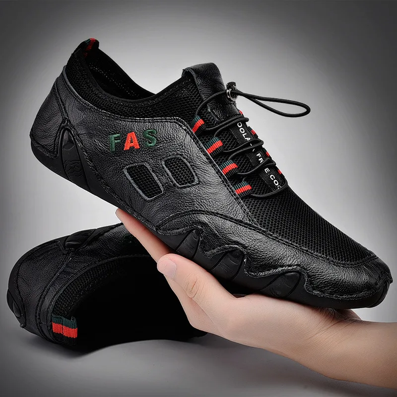 New Comfortable Men Casual Shoes Loafers Men Shoes Quality Split Leather Shoes Man Flats Hot Sale Moccasins Shoe Plus Size
New Comfortable Men Casual Shoes Loafers Men Shoes Quality Split Leather Shoes Man Flats Hot Sale Moccasins Shoe Plus Size